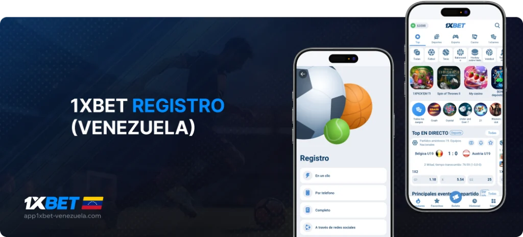 1xbet registro (Venezuela) - App 1xbet Venezuela