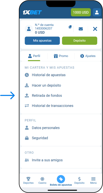 Cómo retirar dinero de 1xBet en Venezuela mediante pago móvil - App 1xbet Venezuela